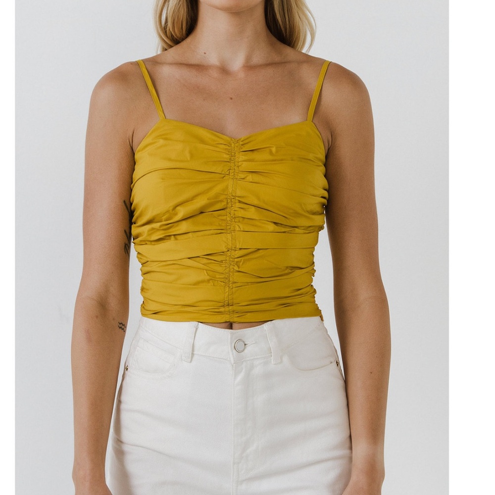Endless Rose Ruched Crop Top